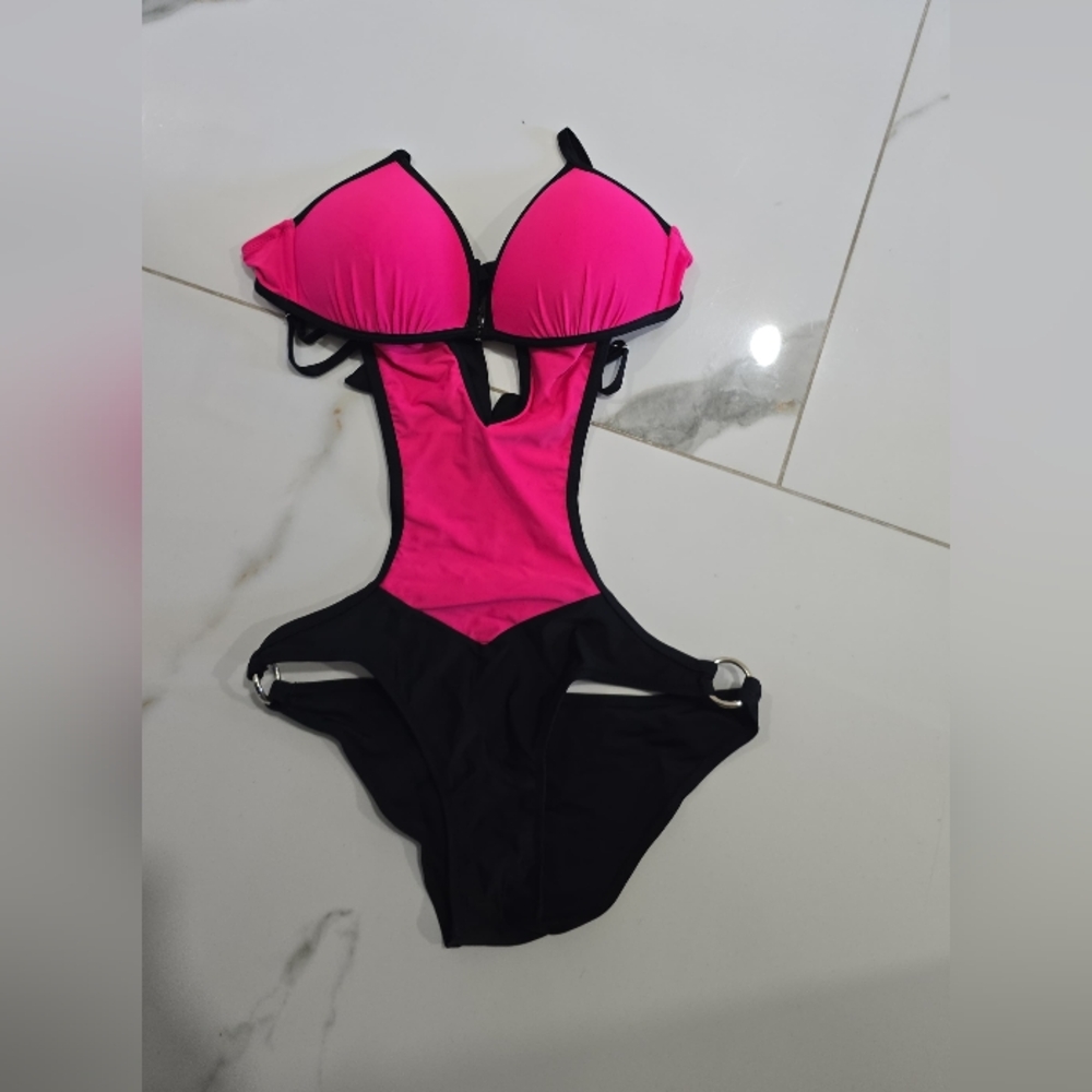 Sexy Thong One Piece Swimsuit Plus Size Swimw - Picture 2 of 2